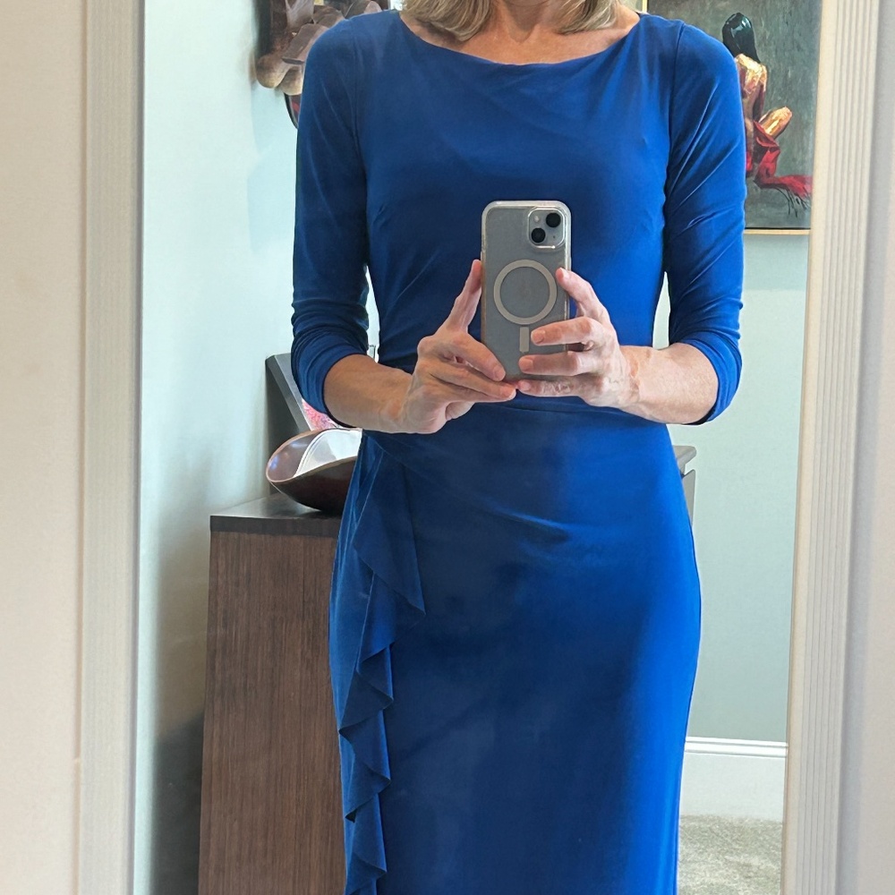 Lauren by Ralph Lauren Dress, Blue, Size 6